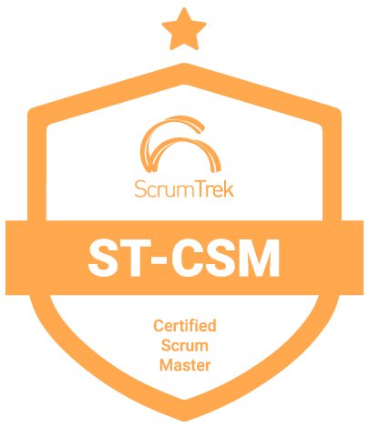 Бейдж ST-CSM — сертифицированный скрам-мастер
